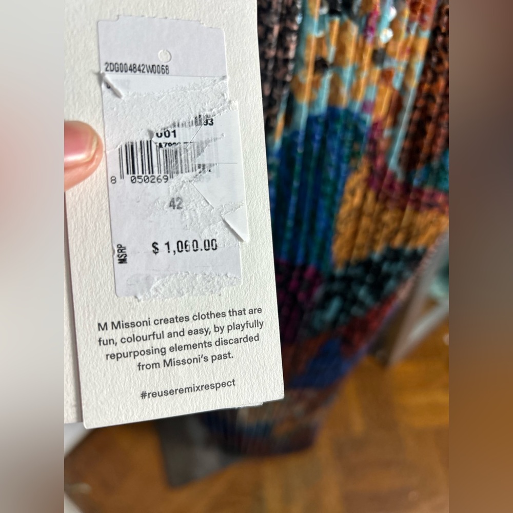 M Missoni Collection Patchwork Sequin Column Gown… - image 3